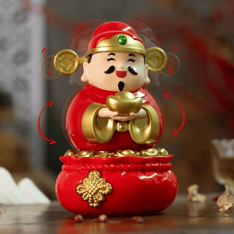 Tượng Thần Tài Năng Lượng Mặt Trời