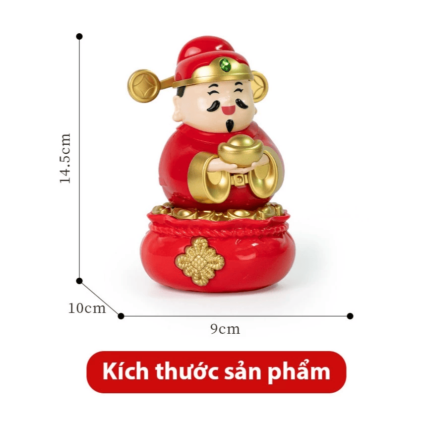 Tượng Thần Tài Năng Lượng Mặt Trời