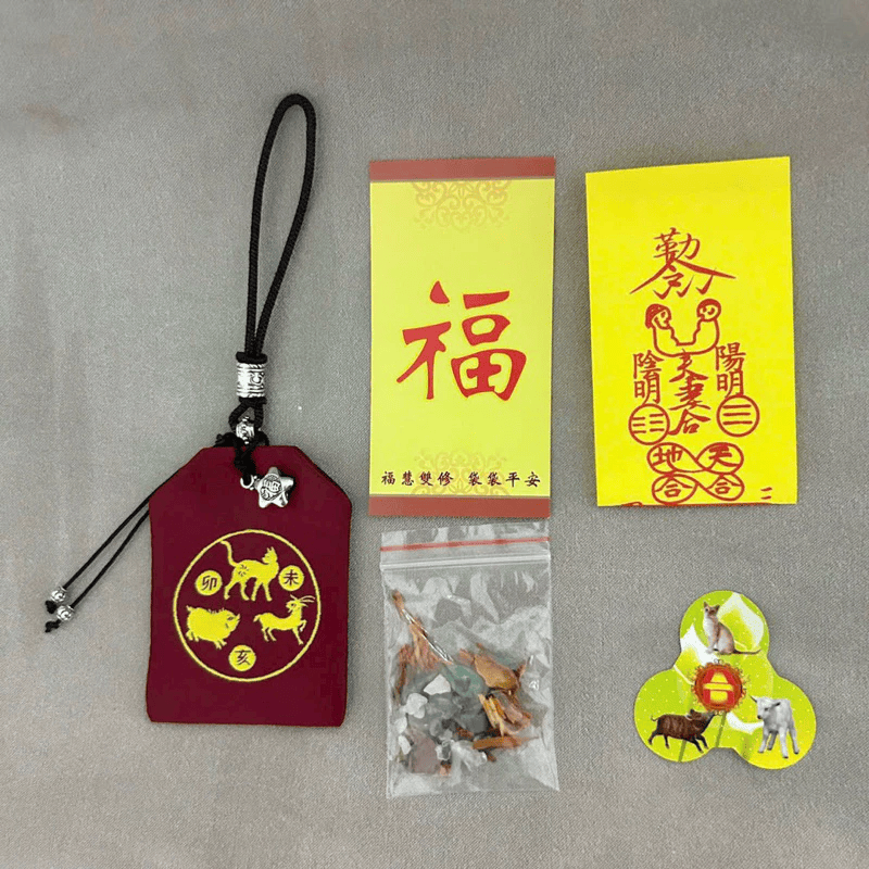 [ĐÃ KHAI QUANG] Túi tam tai 2025, 2026, 2027 hoá giải hoạn nạn Hợi Mão Mùi