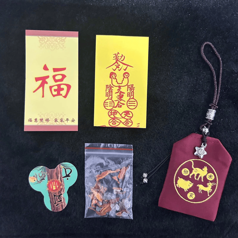 [ĐÃ KHAI QUANG] Túi tam tai 2025, 2026, 2027 hoá giải hoạn nạn Hợi Mão Mùi