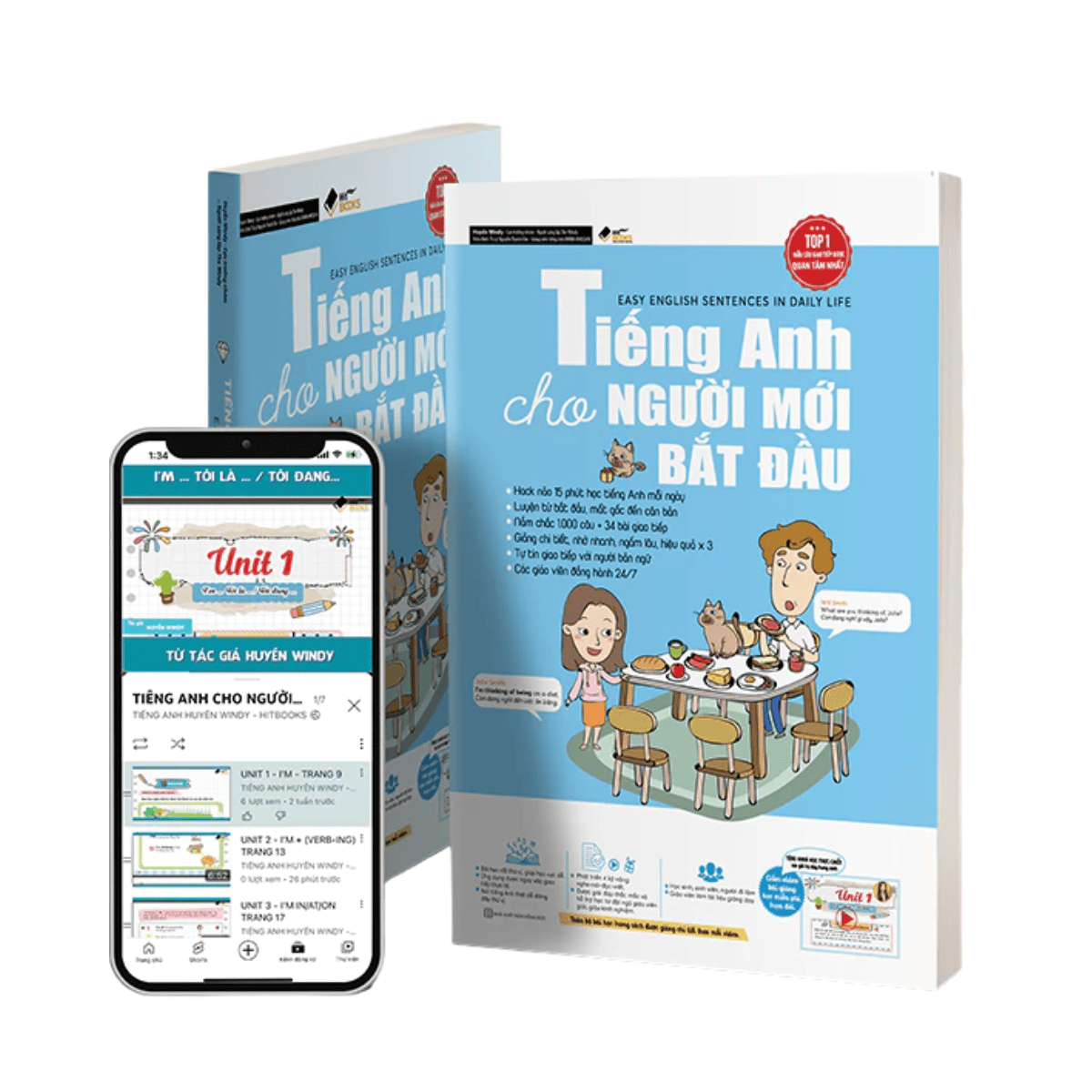 [MUA 2 TẶNG 1] Combo 2 Sách Nói Tiếng Anh Dễ Vậy Sao Và Tiếng Anh Dành Cho Người Mới Bắt Đầu