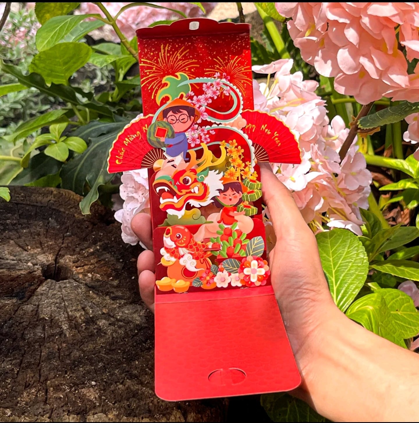 [Mới Nhất 2026] Set 6 cái Ngọ Bao Lì Xì 3D Popup – TAYTA – Độc Đáo – Tết Việt Nam