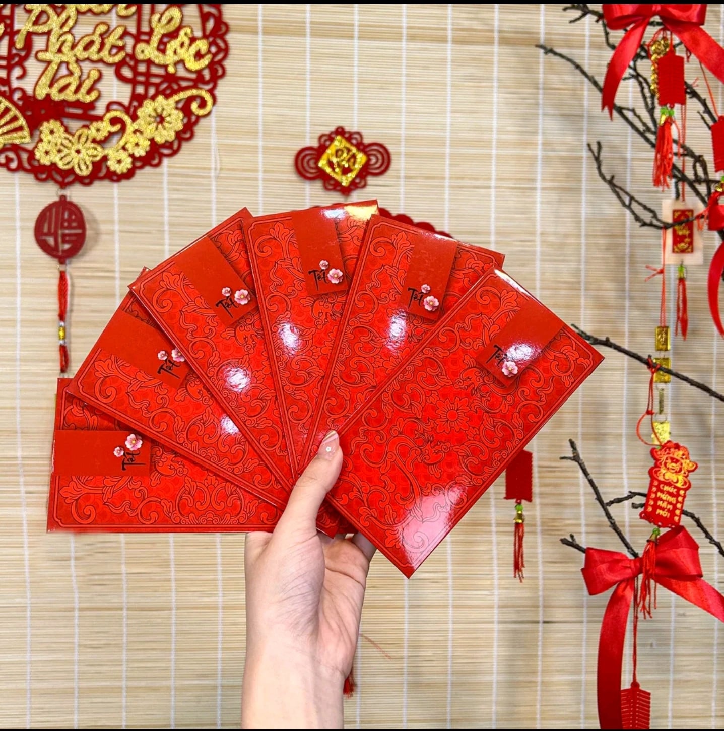 [Mới Nhất 2026] Set 6 cái Ngọ Bao Lì Xì 3D Popup – TAYTA – Độc Đáo – Tết Việt Nam