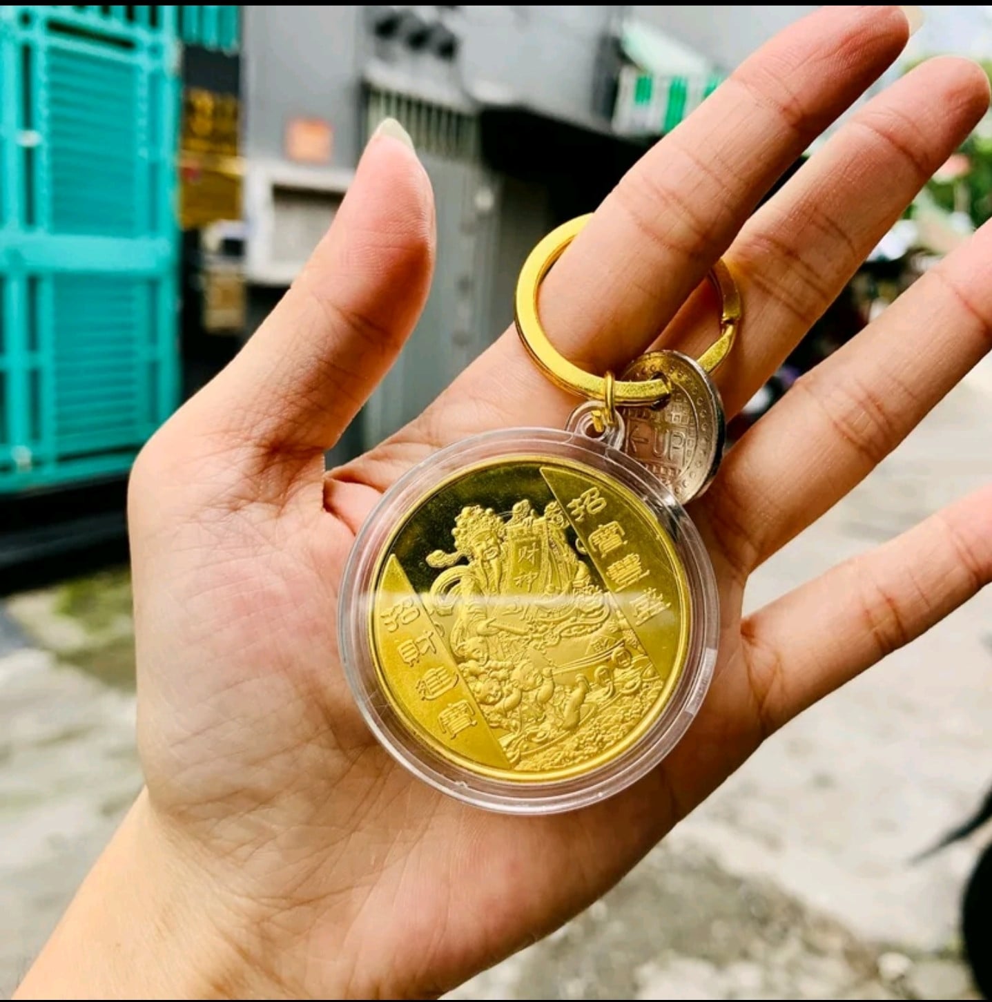 Móc khóa phong thủy xu 12 con giáp độc đáo, ý nghĩa