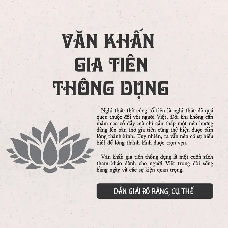 Văn Khấn Gia Tiên Thông Dụng Bao Gồm Đầy Đủ Nghi Thức và Hướng Dẫn Sắm Lễ