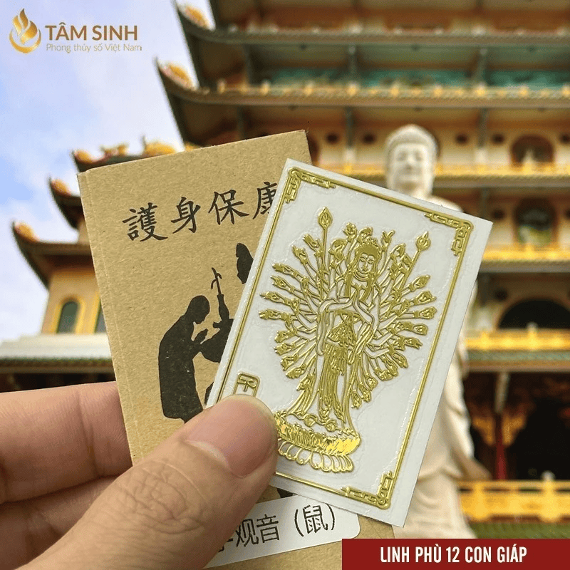 Linh Phù 8 Vị Phật Bản Mệnh Cao Cấp