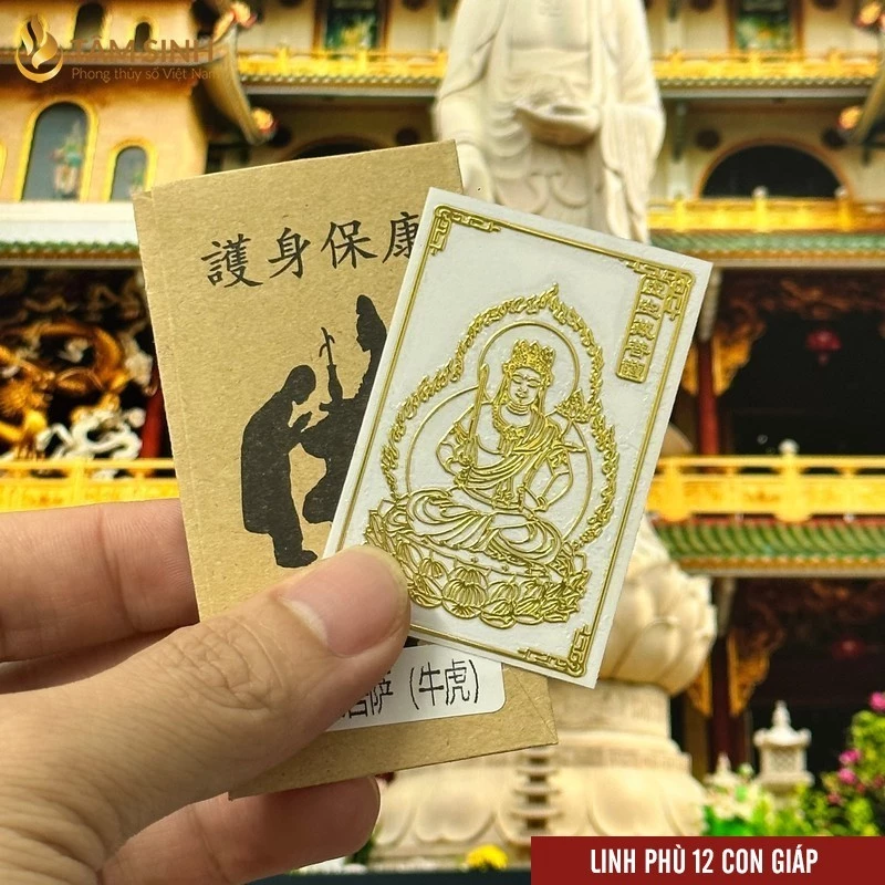 Linh Phù 8 Vị Phật Bản Mệnh Cao Cấp