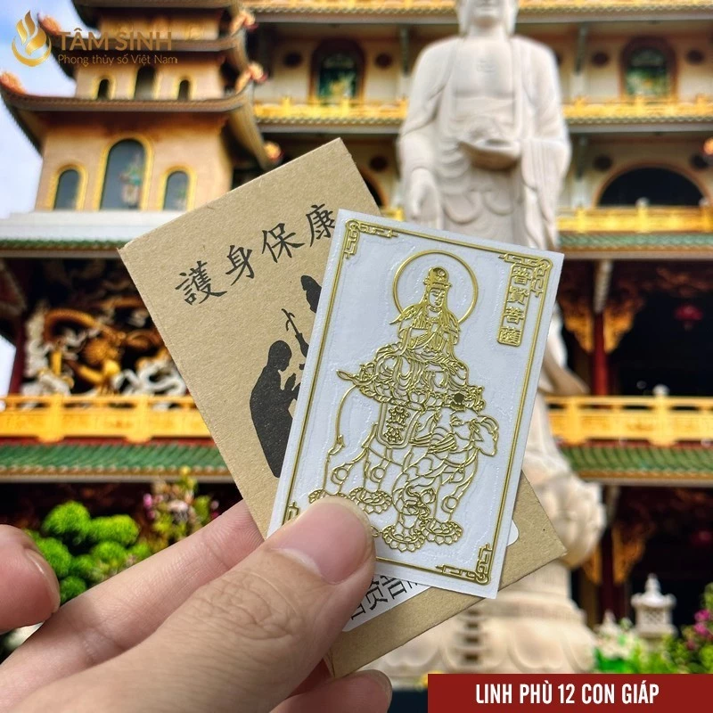 Linh Phù 8 Vị Phật Bản Mệnh Cao Cấp