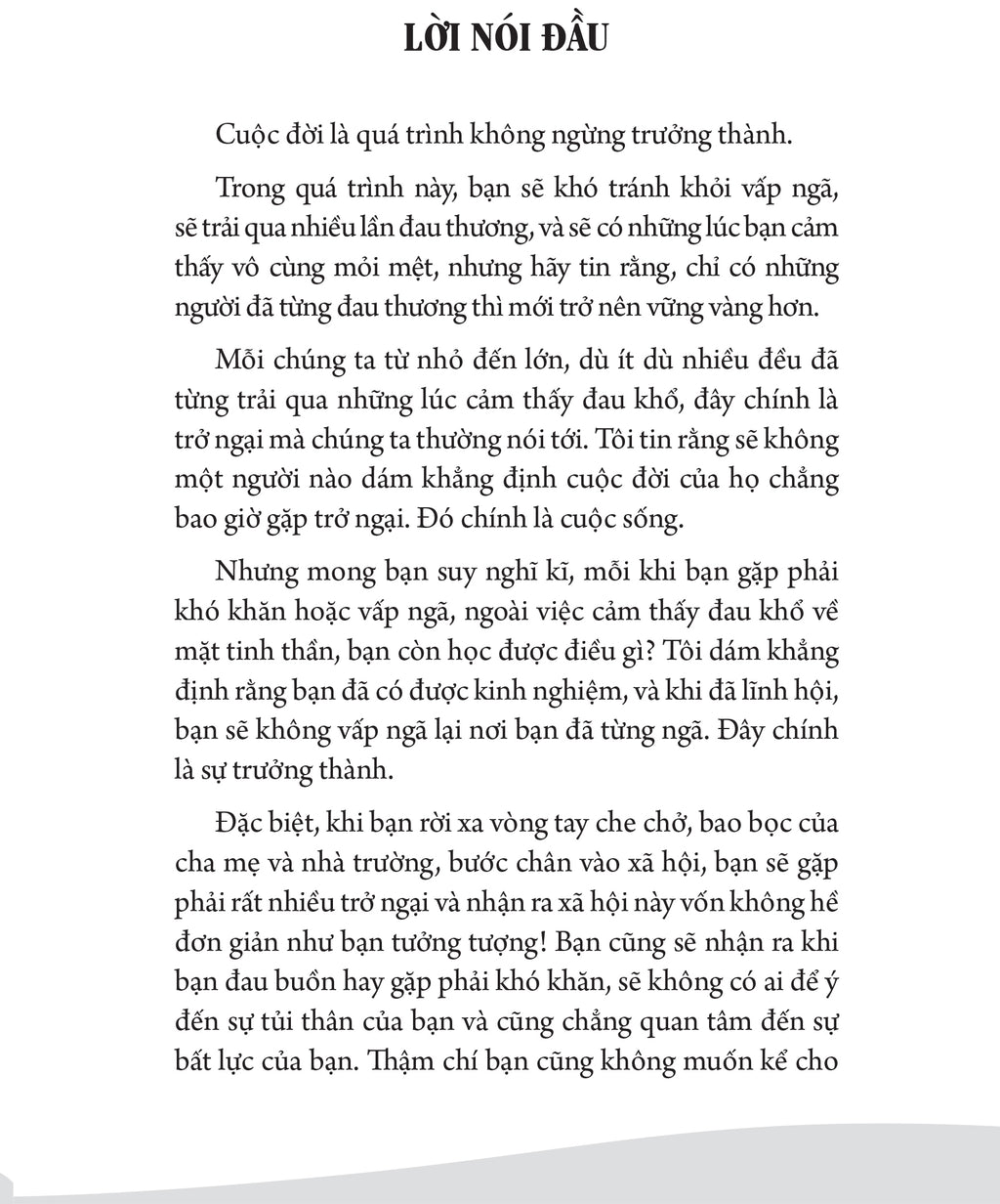 Mỗi Lần Vấp Ngã Là Một Lần Trưởng Thành