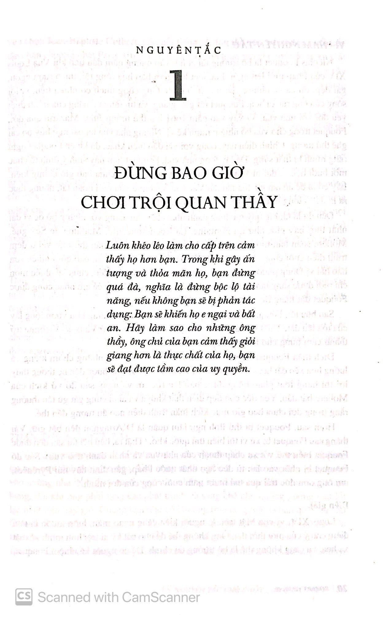 48 Nguyên tắc chủ chốt của quyền lực
