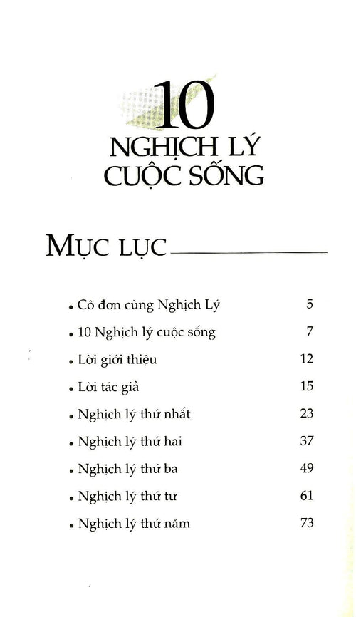 10 Nghịch Lý Cuộc Sống