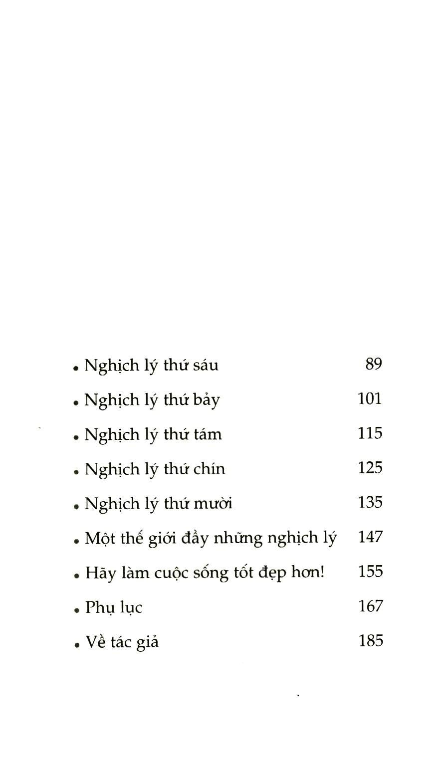 10 Nghịch Lý Cuộc Sống