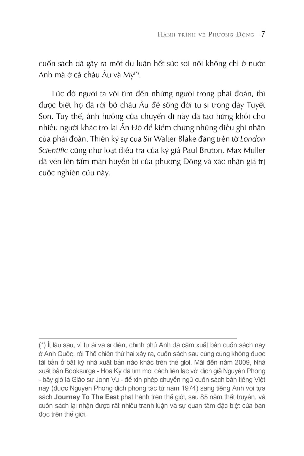 Hành trình về phương đông (bìa mềm)