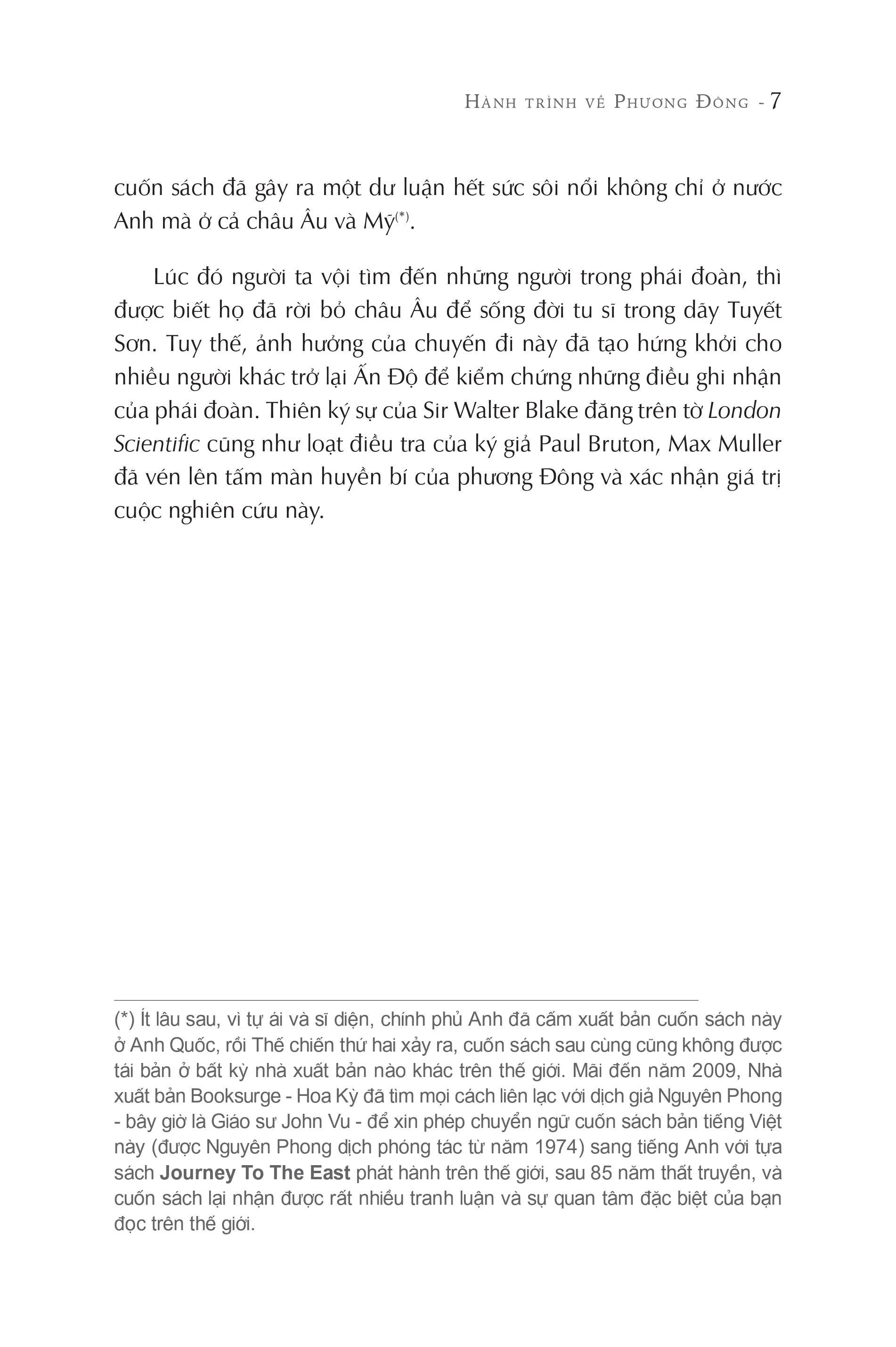 Hành trình về phương đông (bìa mềm)