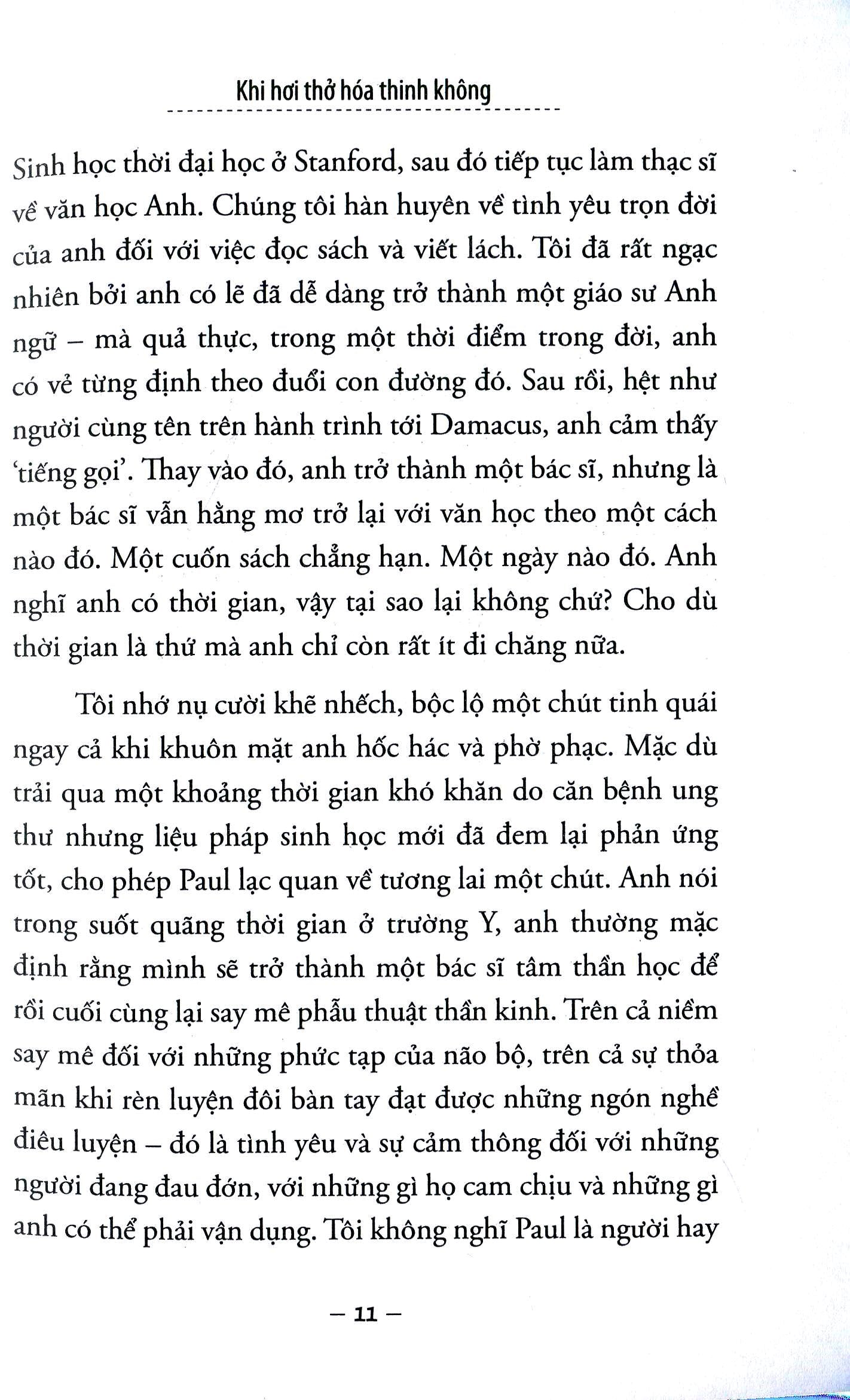 Khi Hơi Thở Hóa Thinh Không