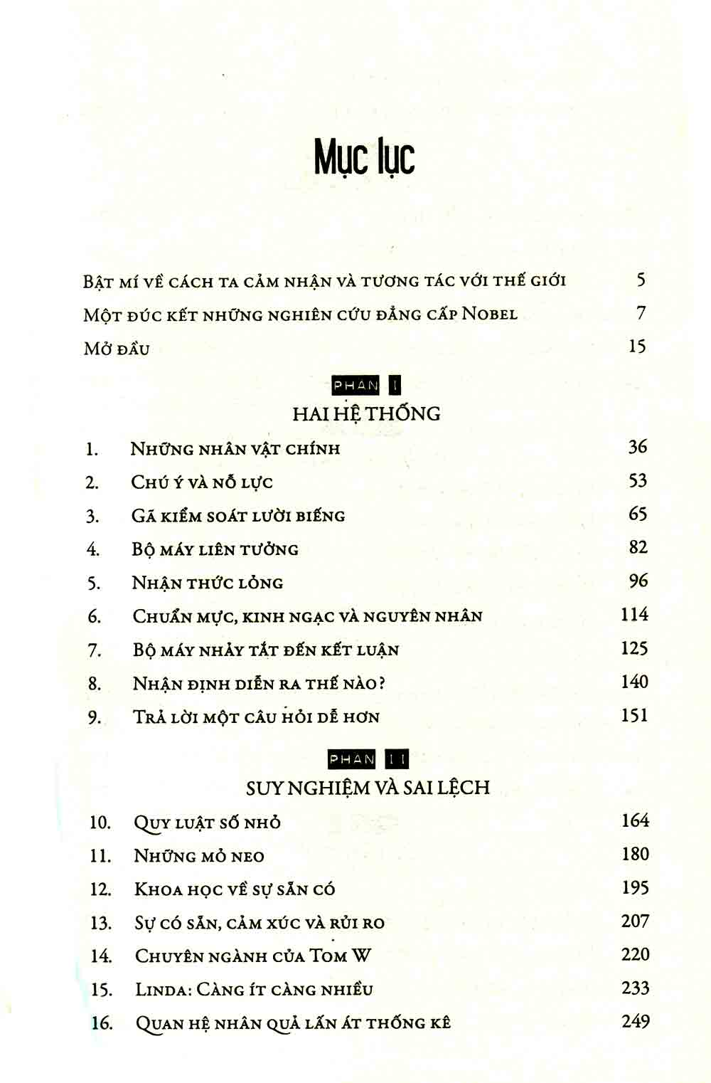 Tư Duy Nhanh Và Chậm