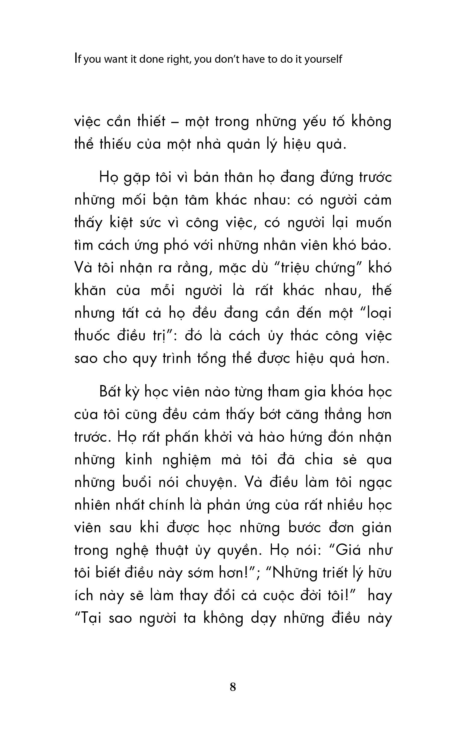 Người Giỏi Không Phải Là Người Làm Tất Cả
