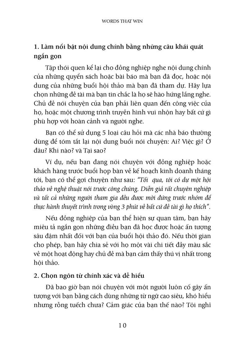 Sức Mạnh Của Ngôn Từ