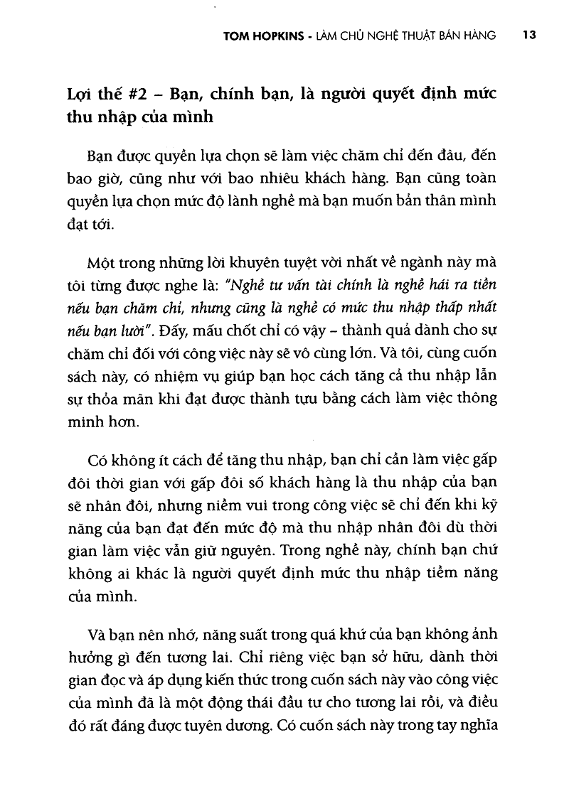 Làm Chủ Nghệ Thuật Bán Hàng