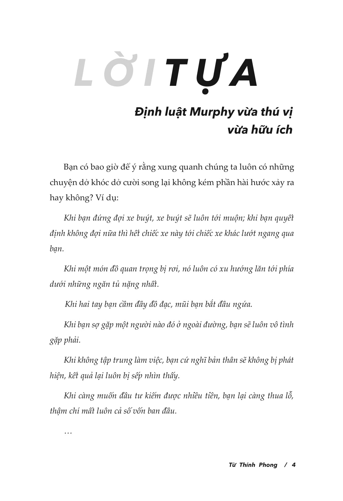 Định Luật Murphy - Mọi Bí Mật Tâm Lý Thao Túng Cuộc Đời Bạn