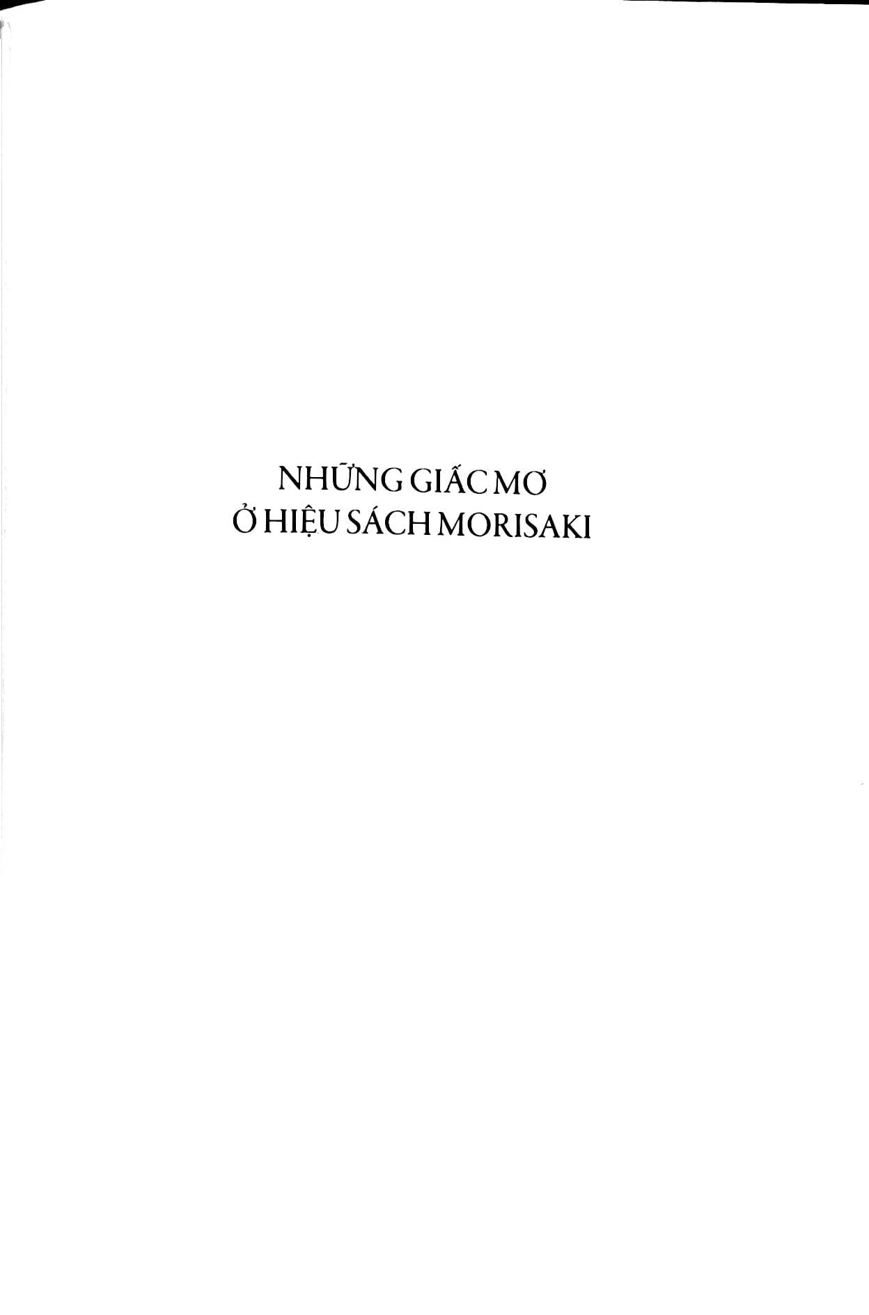 Những giấc mơ ở hiệu sách Morisaki