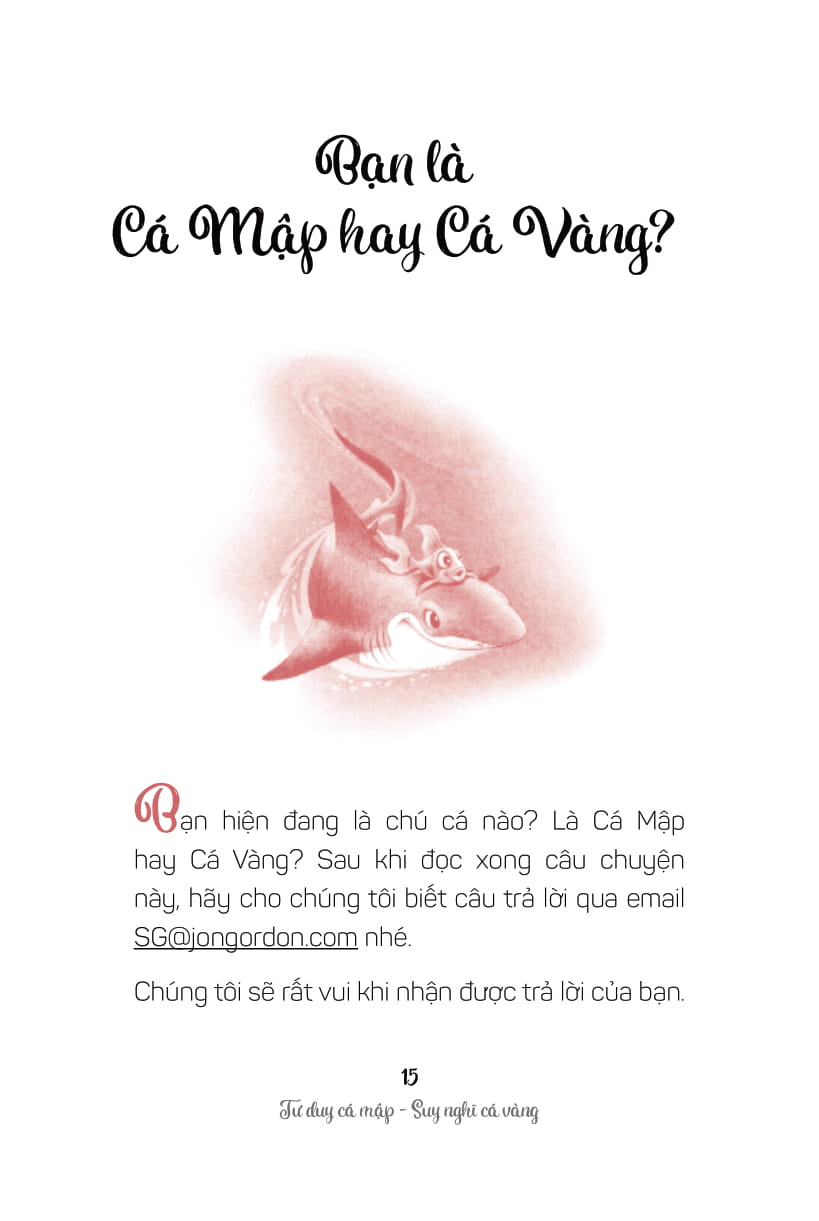 Tư Duy Cá Mập - Suy Nghĩ Cá Vàng