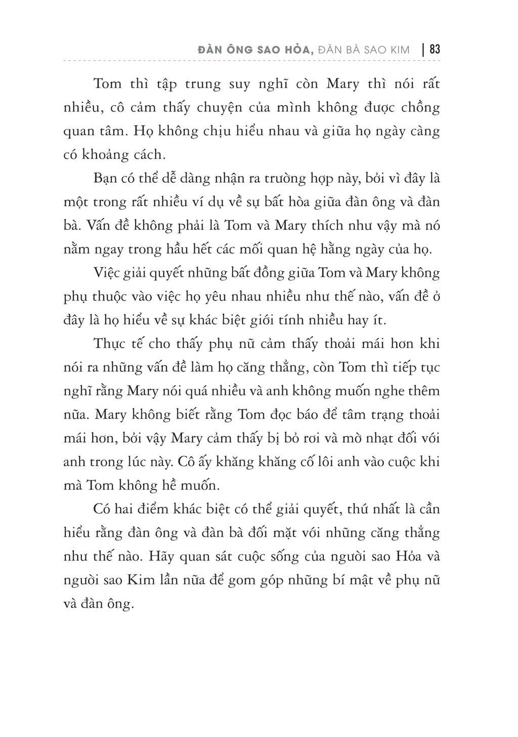 Đàn Ông Sao Hỏa Đàn Bà Sao Kim