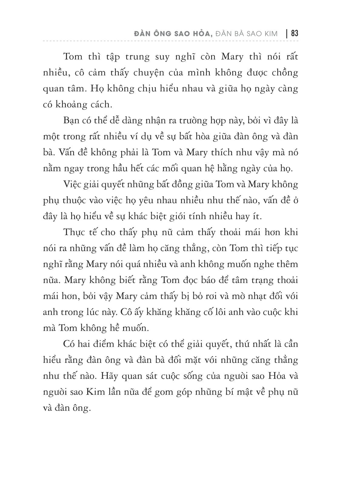 Đàn Ông Sao Hỏa Đàn Bà Sao Kim