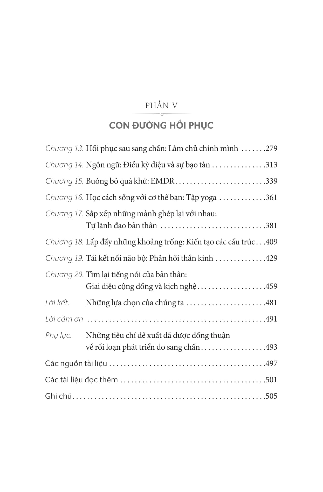 Sang Chấn Tâm Lý - Hiểu Để Chữa Lành