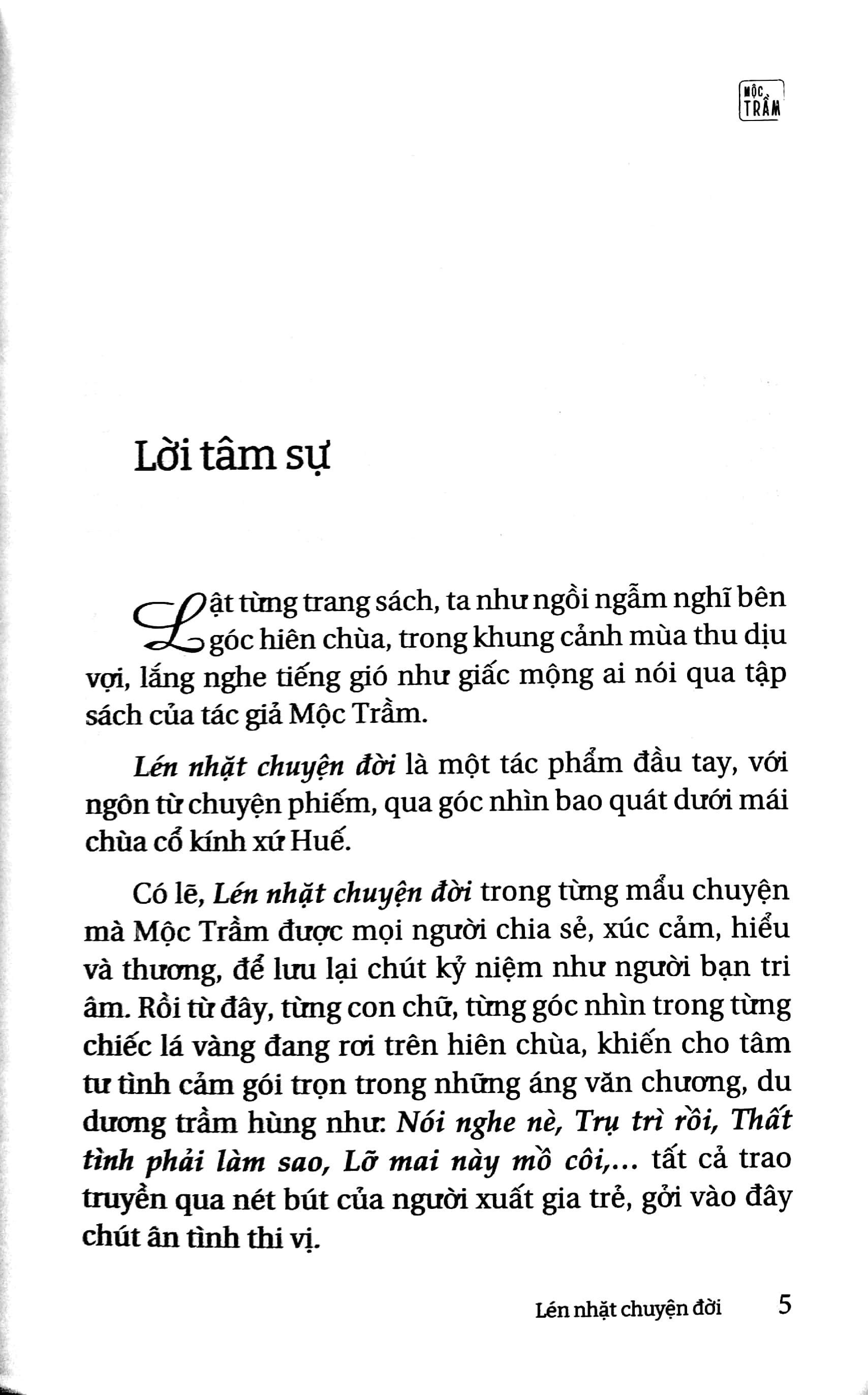 Lén nhặt chuyện đời