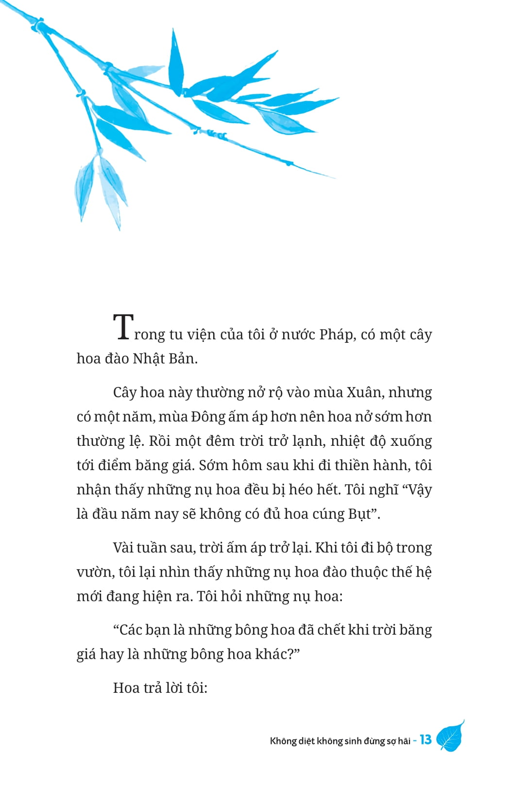 Không Diệt Không Sinh Đừng Sợ Hãi