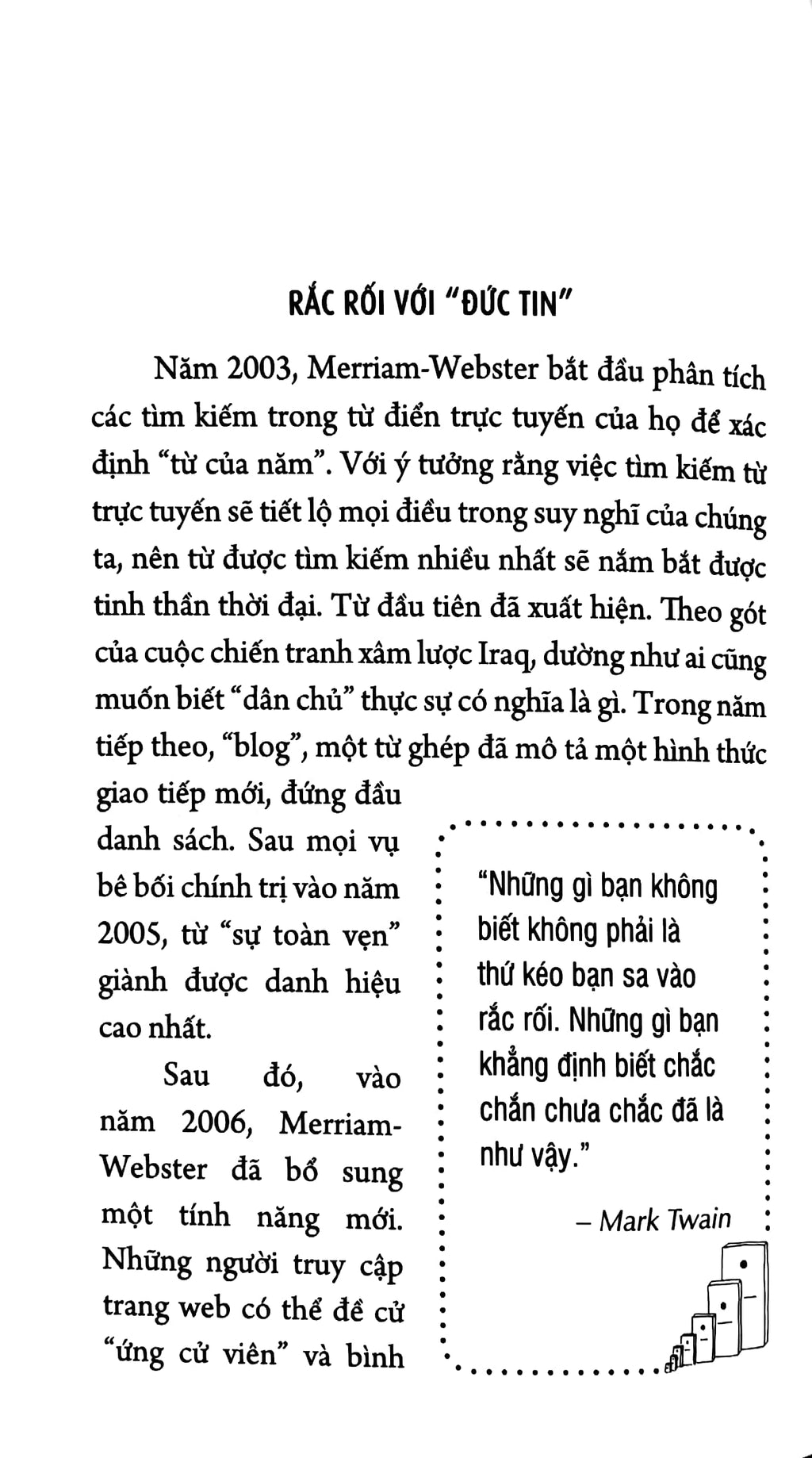 The one thinkg- điều ý nghĩa nhất