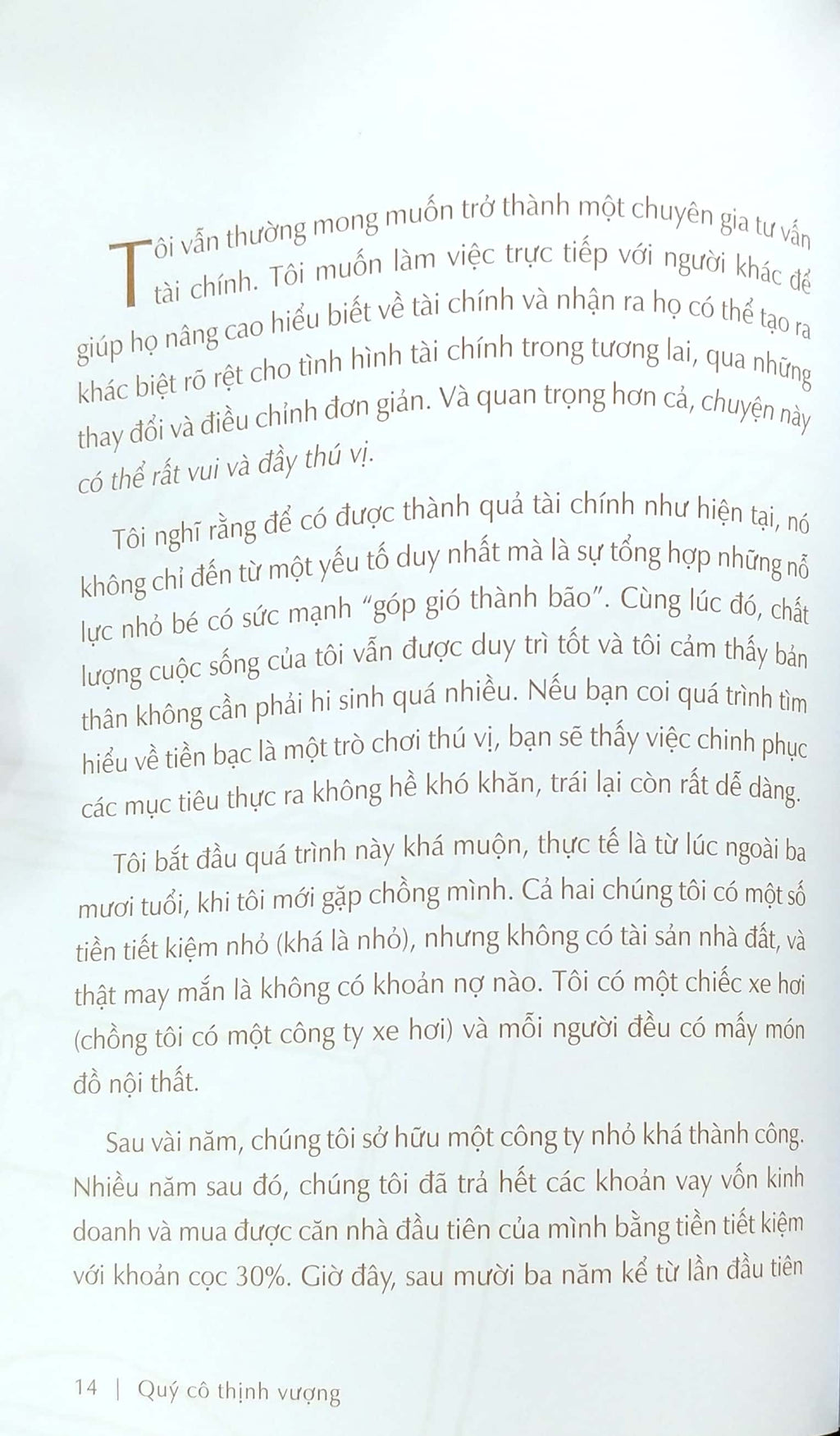 Quý Cô Thịnh Vượng - Khi Phụ Nữ Tư Duy Đúng Về Tiền
