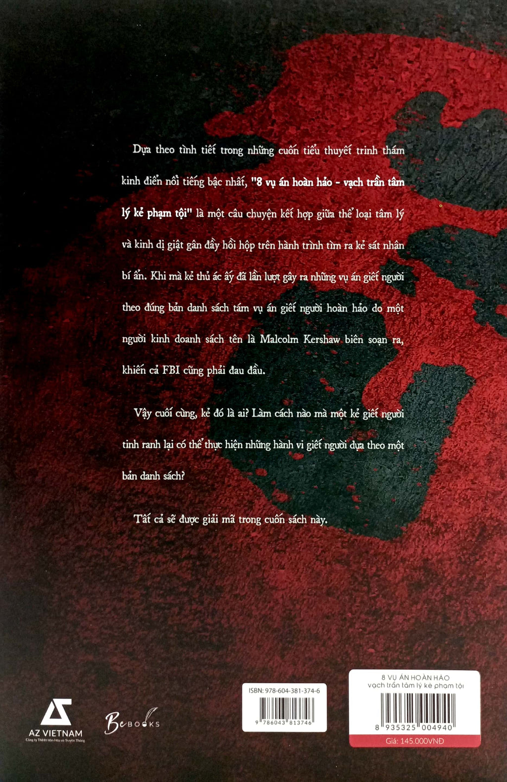 Sách 8 Vụ Án Hoàn Hảo - Vạch Trần Tâm Lý Kẻ Phạm Tội
