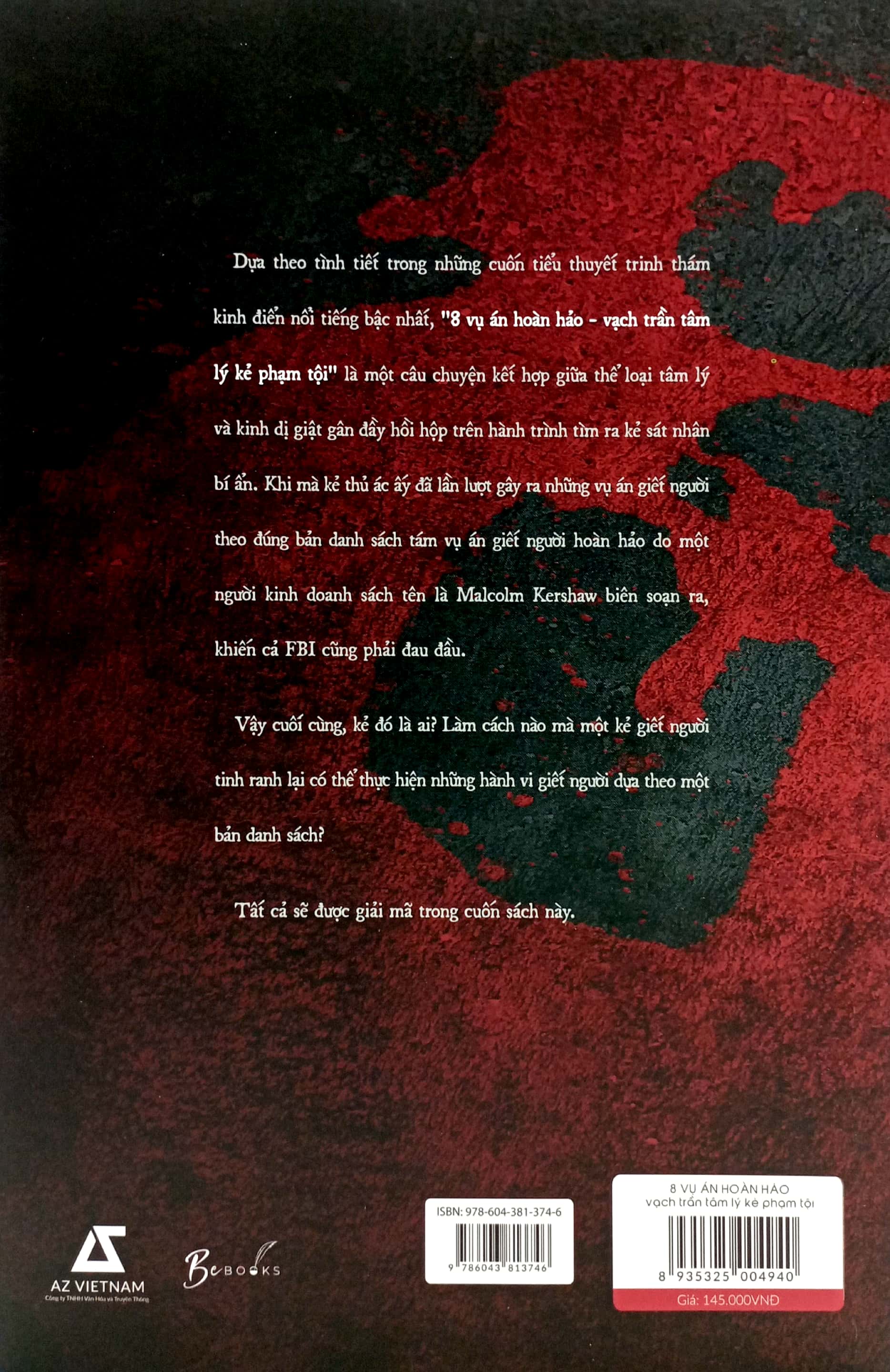Sách 8 Vụ Án Hoàn Hảo - Vạch Trần Tâm Lý Kẻ Phạm Tội