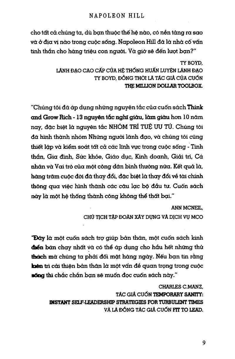 Think And Grow Rich - 13 Nguyên Tắc Nghĩ Giàu, Làm Giàu