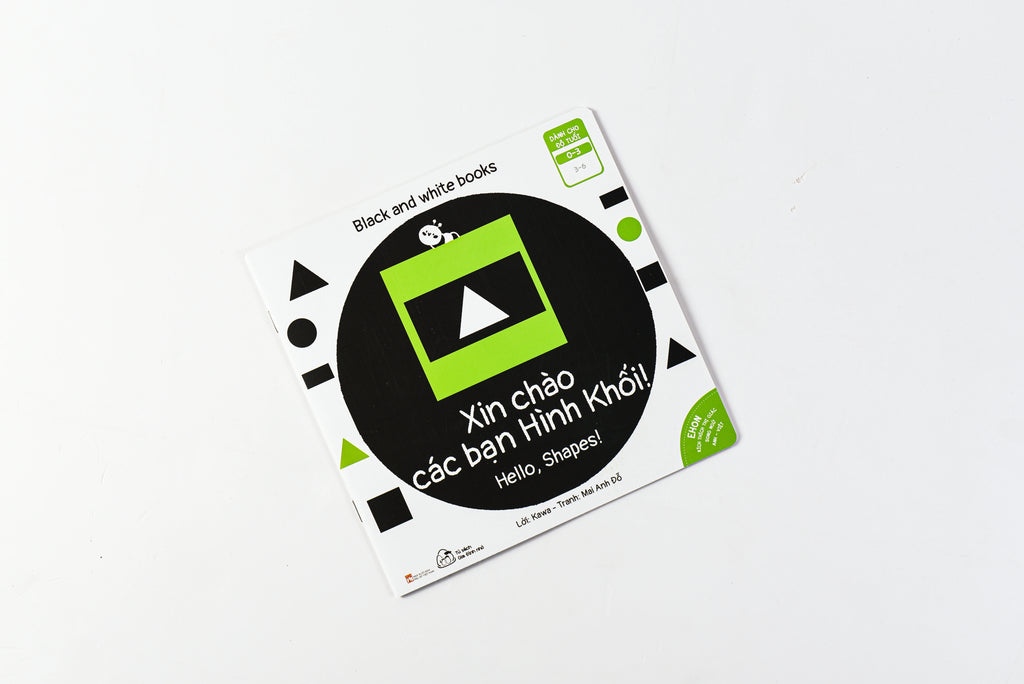 Combo 6 cuốn sách Ehon Song Ngữ Kích Thích Thị Giác Cho Bé 0-3 tuổi Black and White books