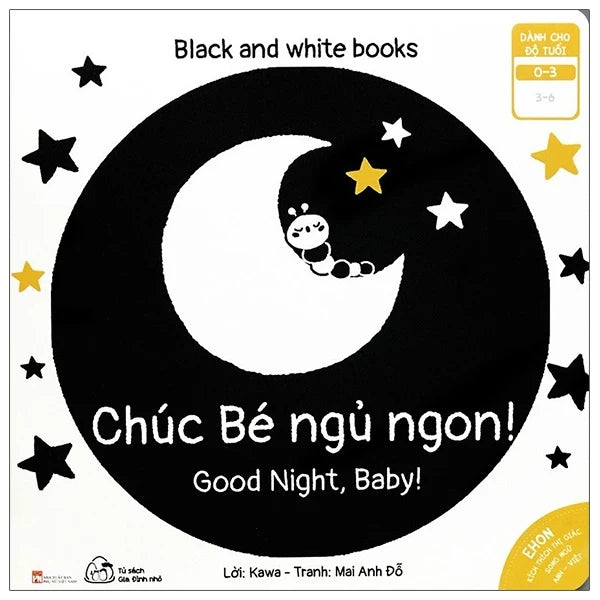 Combo 6 cuốn sách Ehon Song Ngữ Kích Thích Thị Giác Cho Bé 0-3 tuổi Black and White books