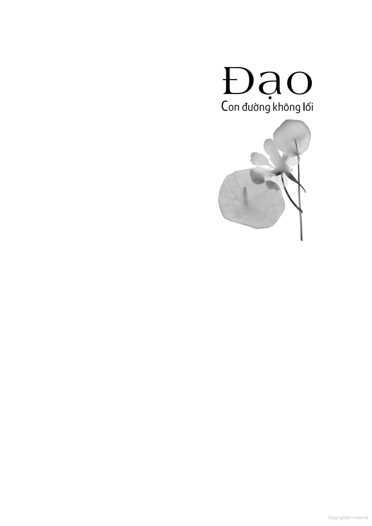 Đạo - Con Đường Không Lối (Tái Bản 2022)