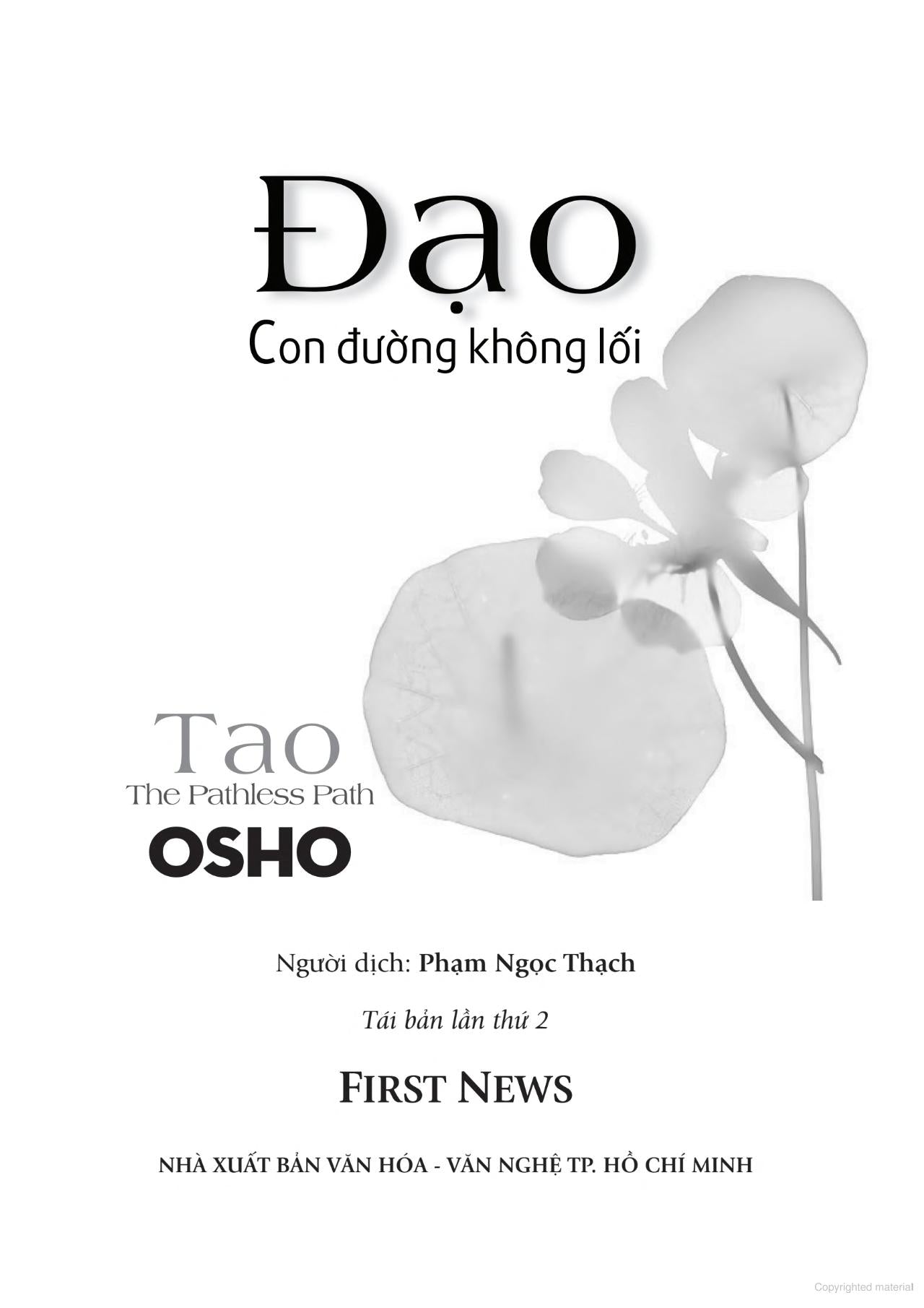 Đạo - Con Đường Không Lối (Tái Bản 2022)