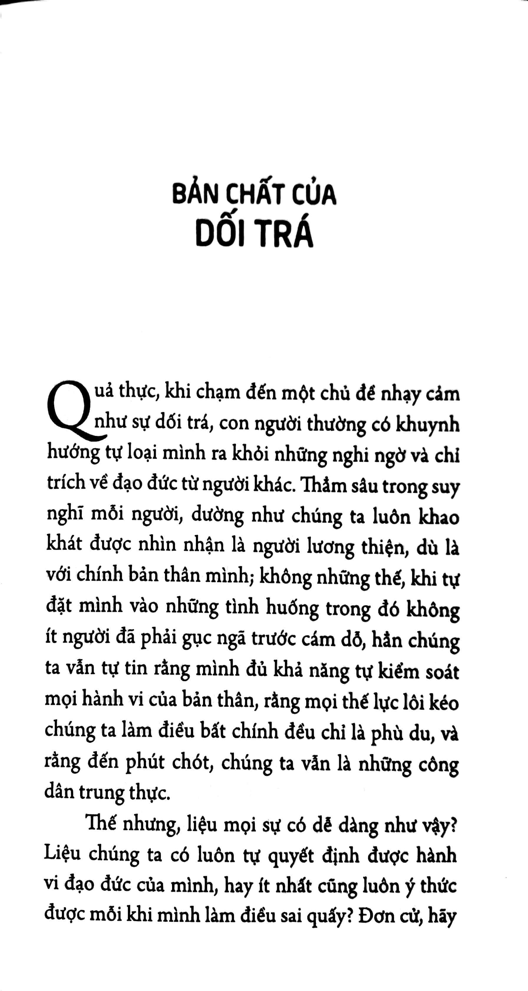 Bản Chất Của Dối Trá