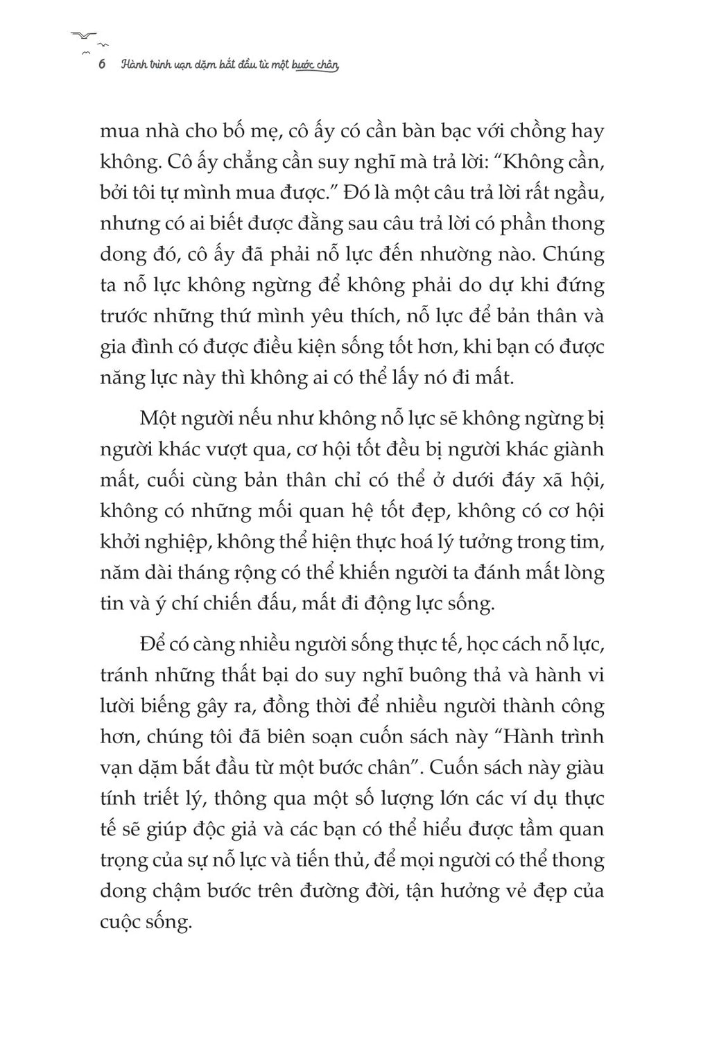 Hành Trình Vạn Dặm Bắt Đầu Từ Một Bước Chân