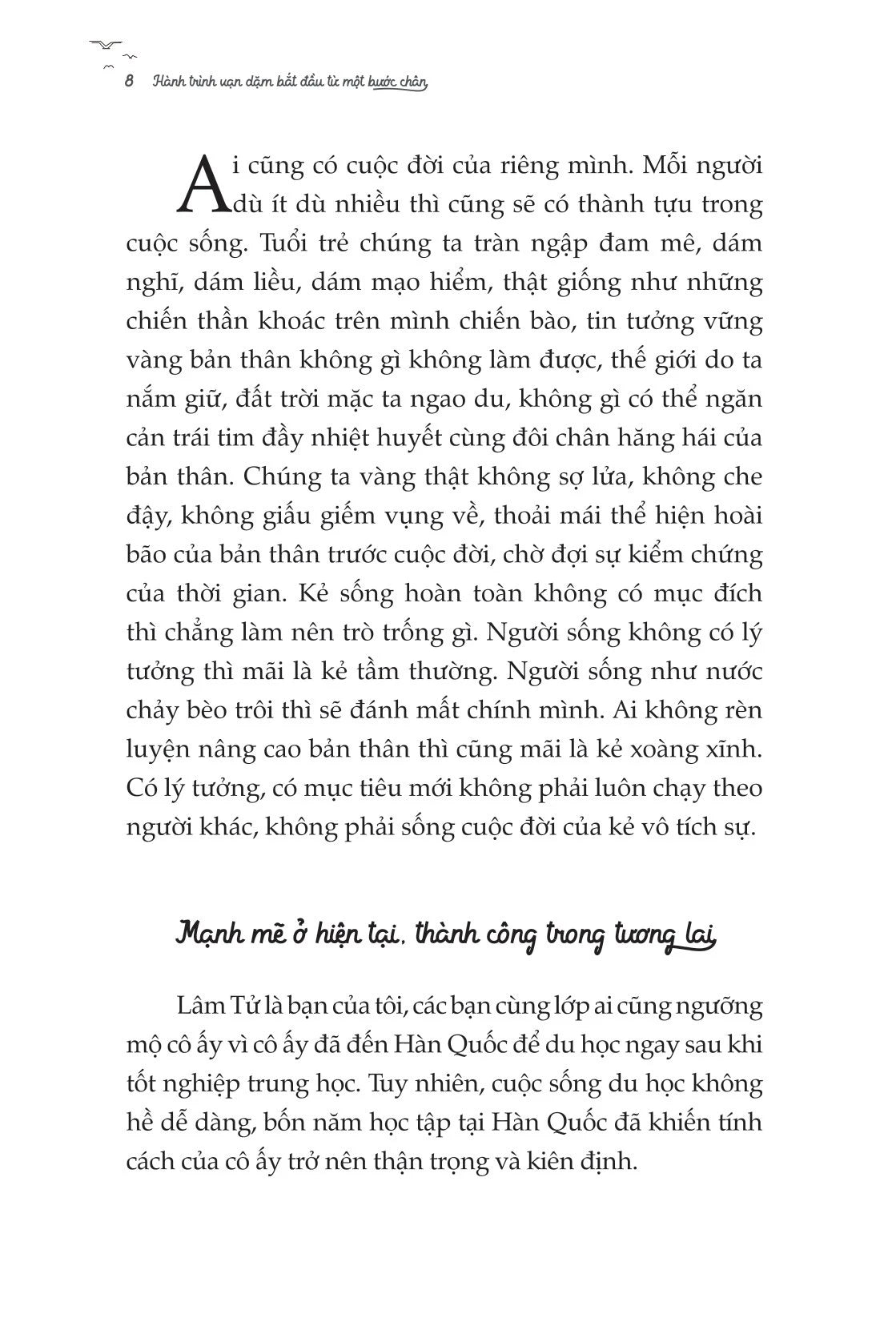 Hành Trình Vạn Dặm Bắt Đầu Từ Một Bước Chân
