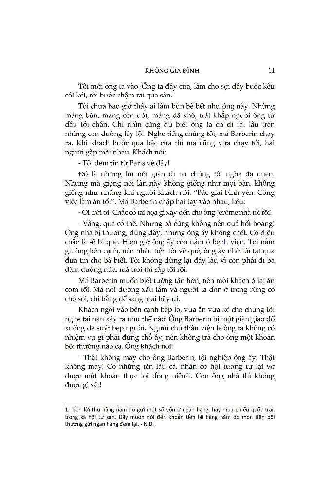 Không Gia Đình - Bìa Cứng
