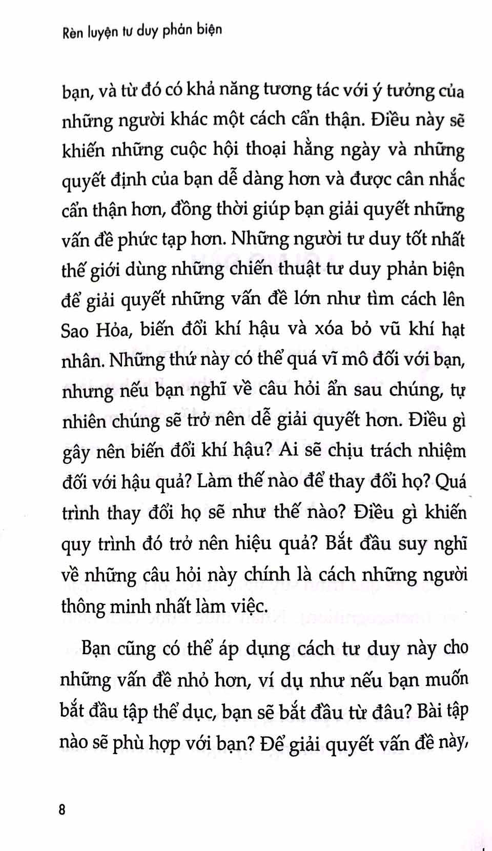 Rèn Luyện Tư Duy Phản Biện