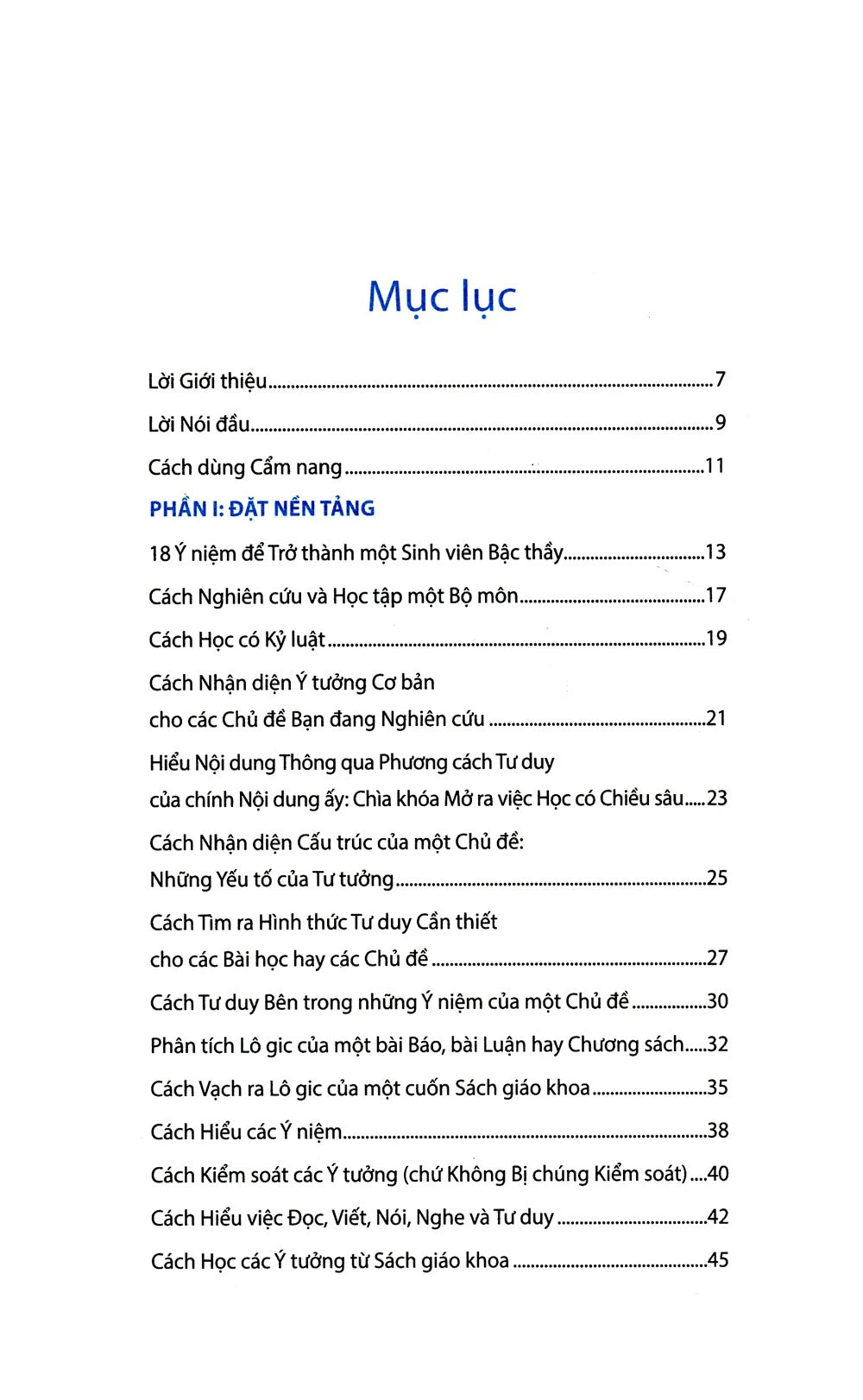 Cẩm Nang Tư Duy Học Tập Và Nghiên Cứu