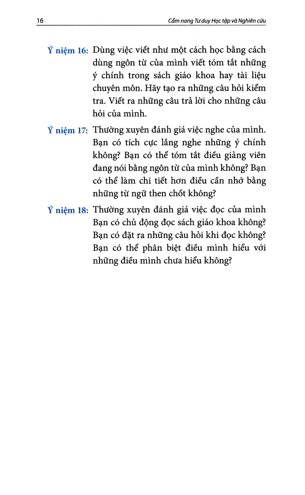 Cẩm Nang Tư Duy Học Tập Và Nghiên Cứu