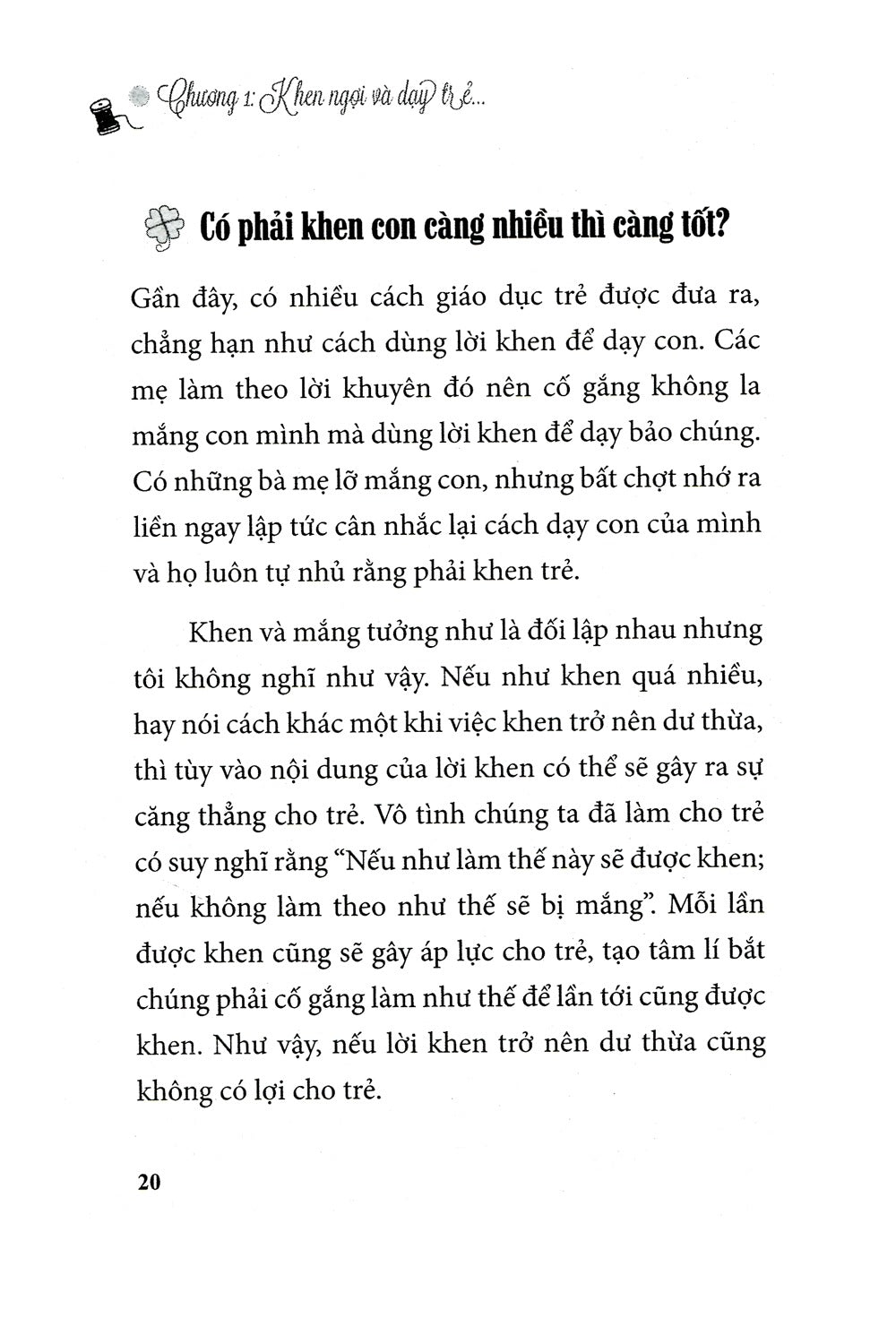 Cách Khen Cách Mắng Cách Phạt Con