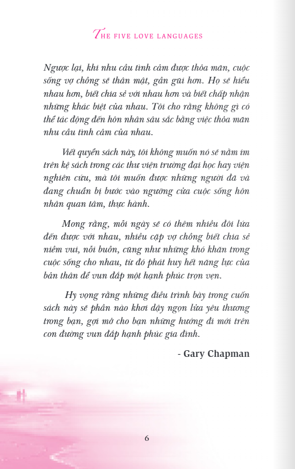 5 Ngôn Ngữ Yêu Thương