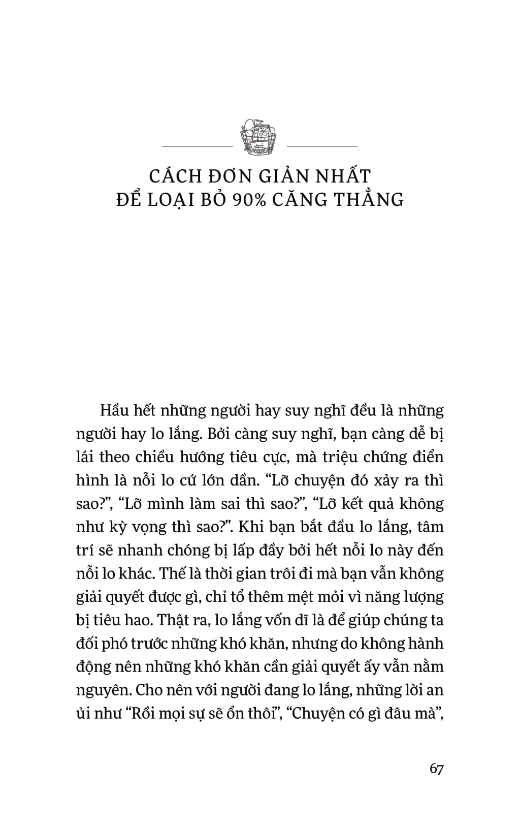 Tâm lý học dành cho người hay lo nghĩ
